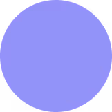 Solid purple circle with slightly uneven edges on a white background.