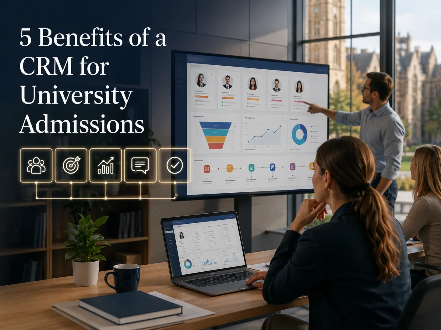 Thumbnail for 5 Benefits of a CRM for University Admissions