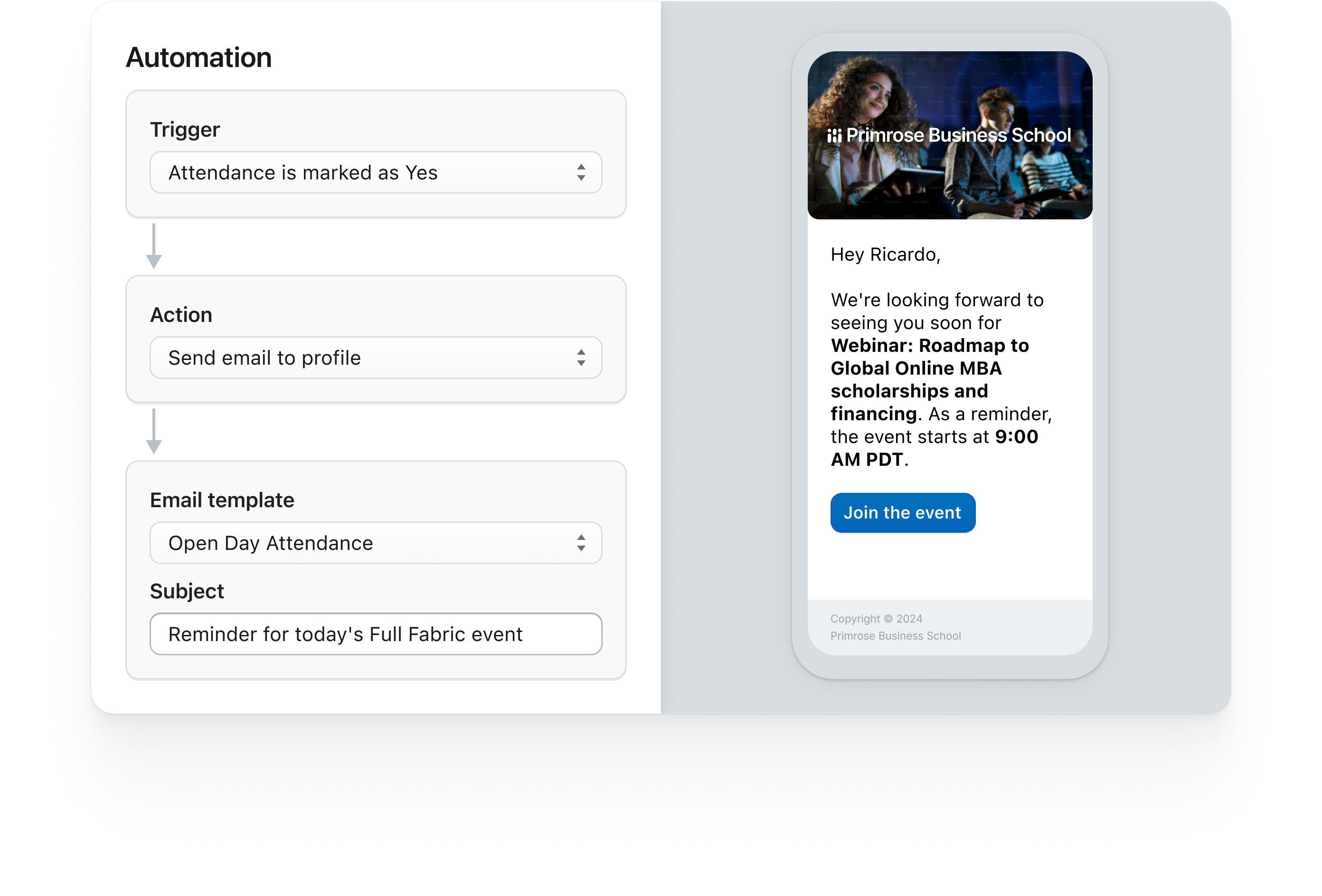 Event Reminders Event Reminders