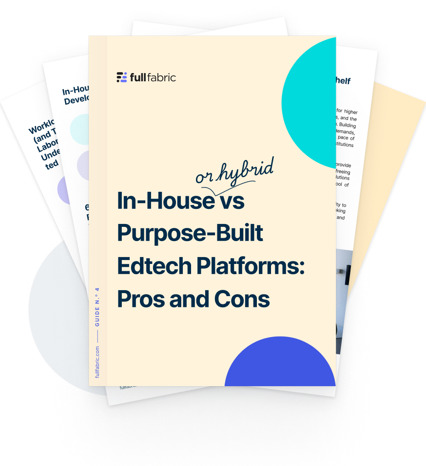 In-House or Hybrid vs Purpose-Built Edtech Platforms ebook guide